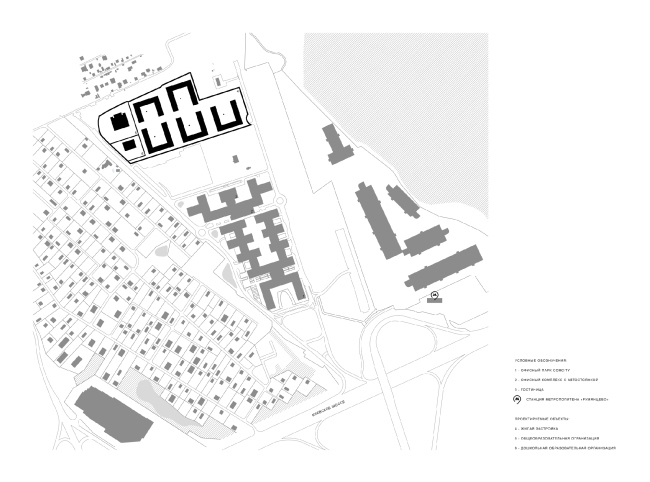 HOMECITY housing complex. Location plan