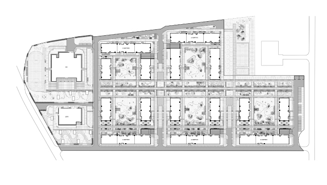 HOMECITY housing complex. Master plan