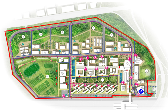 Campus of the ITMO university. Master plan 2018