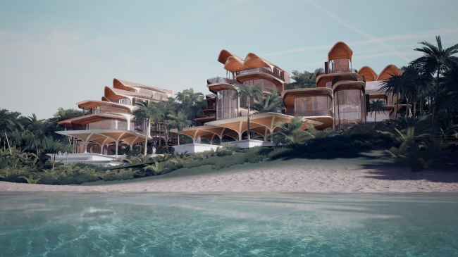 ����� �������� � ���� ��������� � �������������� �������� Roatán Próspera