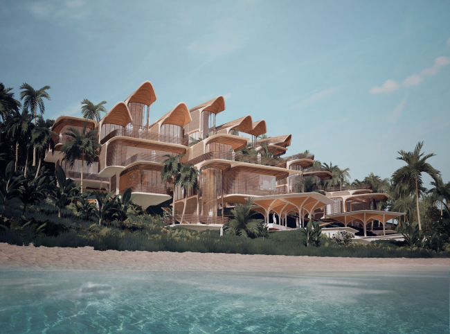 ����� �������� � ���� ��������� � �������������� �������� Roatán Próspera