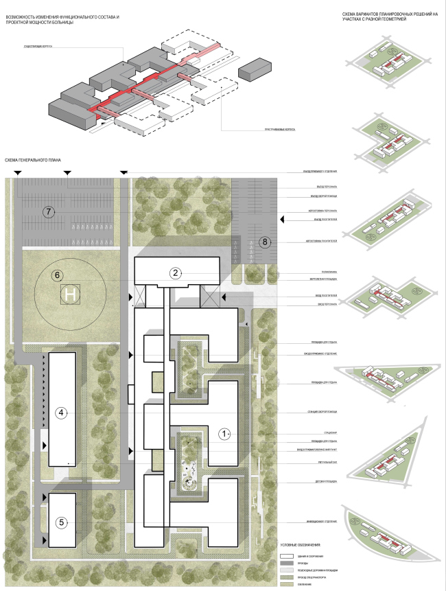 Regional hospital for 240 beds