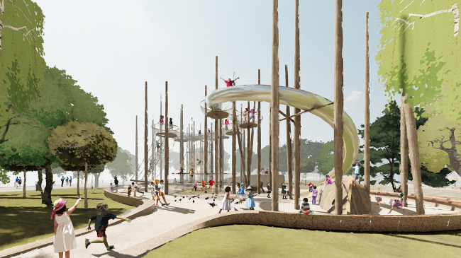 Romantic park Tuchkov Buyan