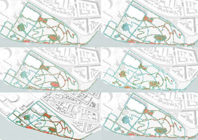 Romantic park Tuchkov Buyan. Solutions for the comfortable accomodation for maximum number of guests and even distribution of the workload in different seasons