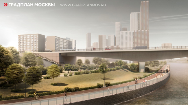 Проект планировки набережной Москвы-реки на участке от Большой Филевской улицы до Шелепихинского моста