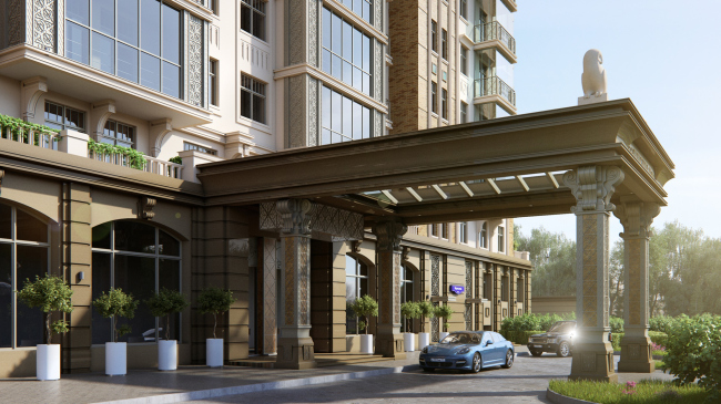 The high-end residential complex Aristocrat