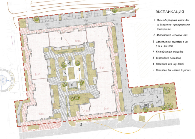 The master plan. New Peter residential area