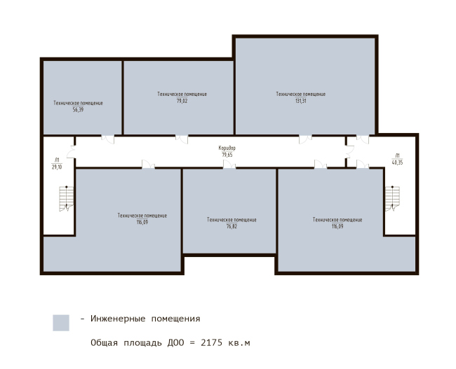 Plan of preschool education -1 floor.  Residential complex "In the heart of Pushkino"