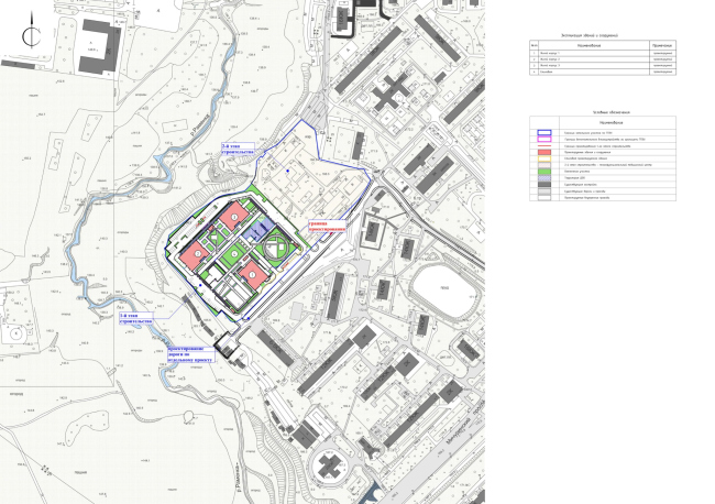 The location plan. Nebo residential complex