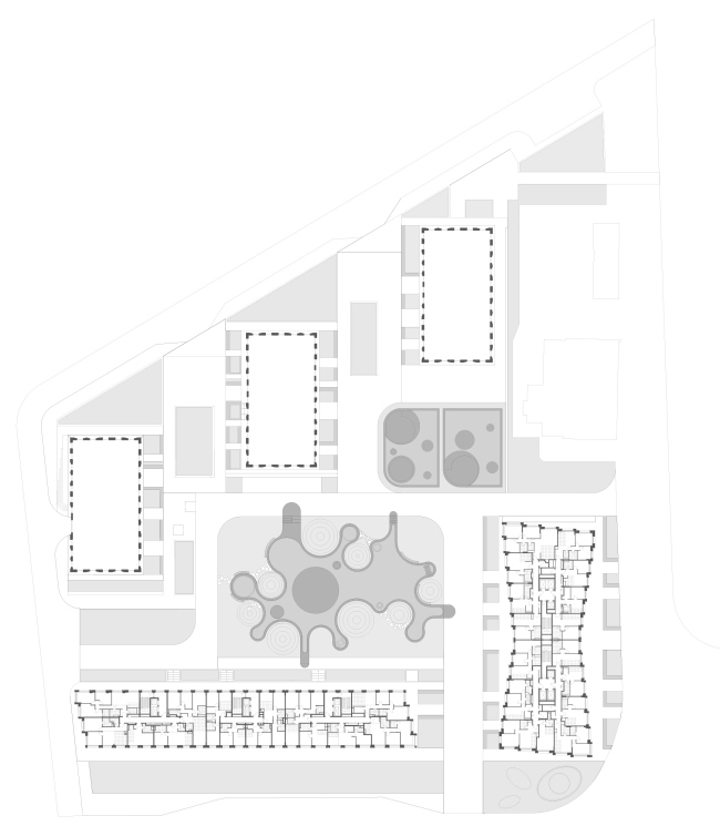 The master plan. Discovery housing complex