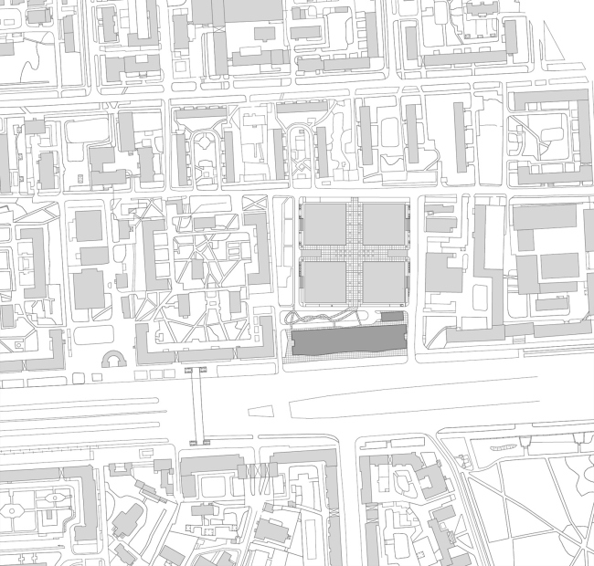 The location plan. Alcon II business center on leningrad Avenue