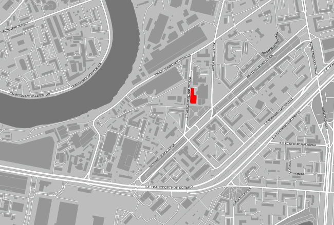 STORY apartment complex. Map of the site