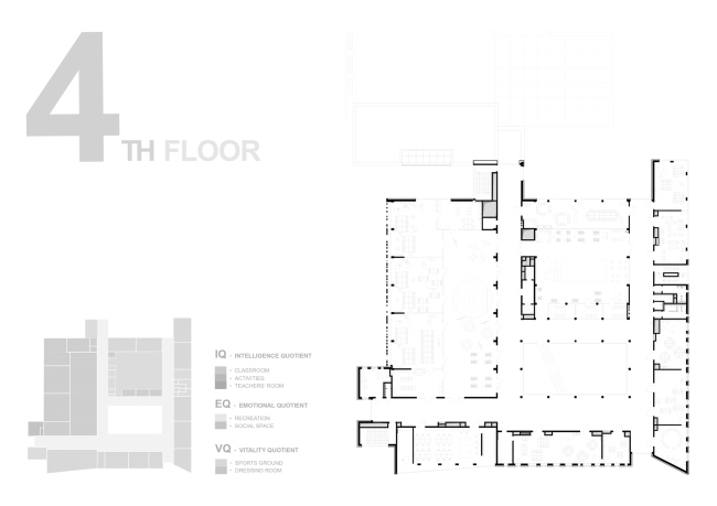 План 4 этажа. Хорошевская гимназия «Хорошкола»