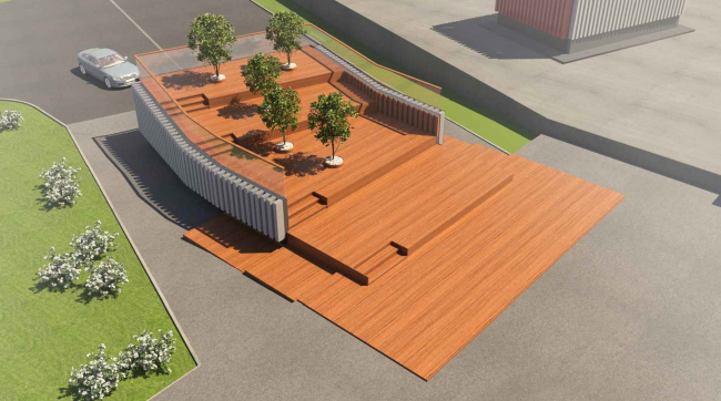 Подземный паркинг у ТПУ «Мичуринский проспект» Подземный паркинг у ТПУ «Мичуринский проспект»