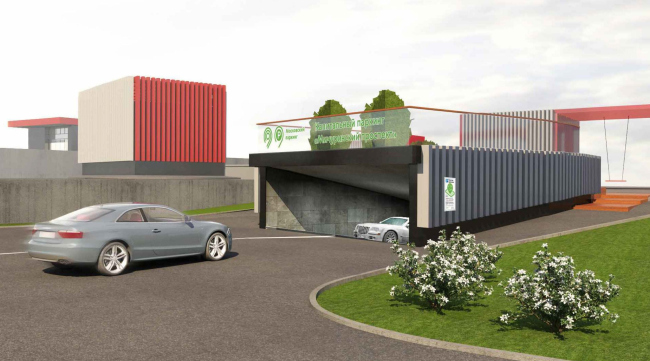 Подземный паркинг у ТПУ «Мичуринский проспект» Подземный паркинг у ТПУ «Мичуринский проспект»