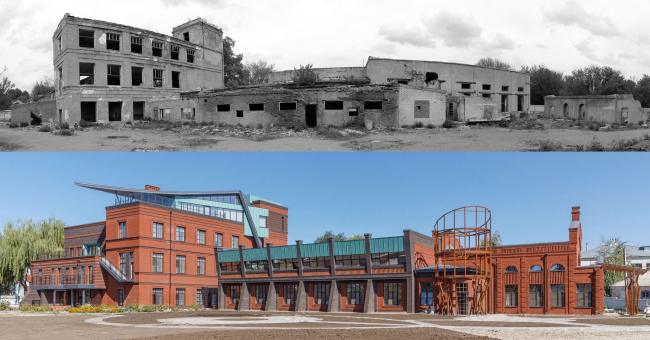 Реновация заброшенной фабрики под частный жилой комплекс для компании «АМИЛКО» в городе Миллерово