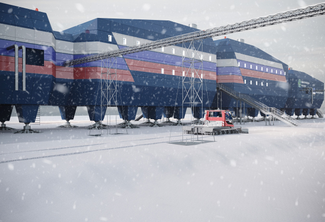 Оснащение здания топливопроводом. Новый зимовочный комплекс антарктической станции «Восток»
