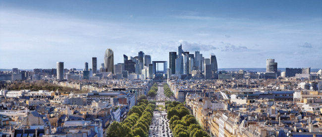  Hekla. Skyline of Paris La D&#233;fense HEKLA Tower