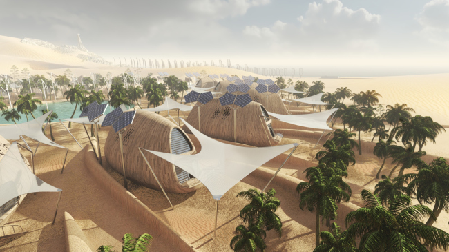 Автономные дома, разработанные для размещения в пустыне