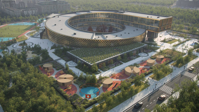 The educational complex in Nur_Sultan, a project, 2020