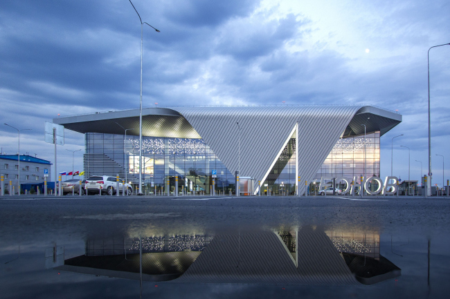 The passenger terminal at the Kemerovo Airport