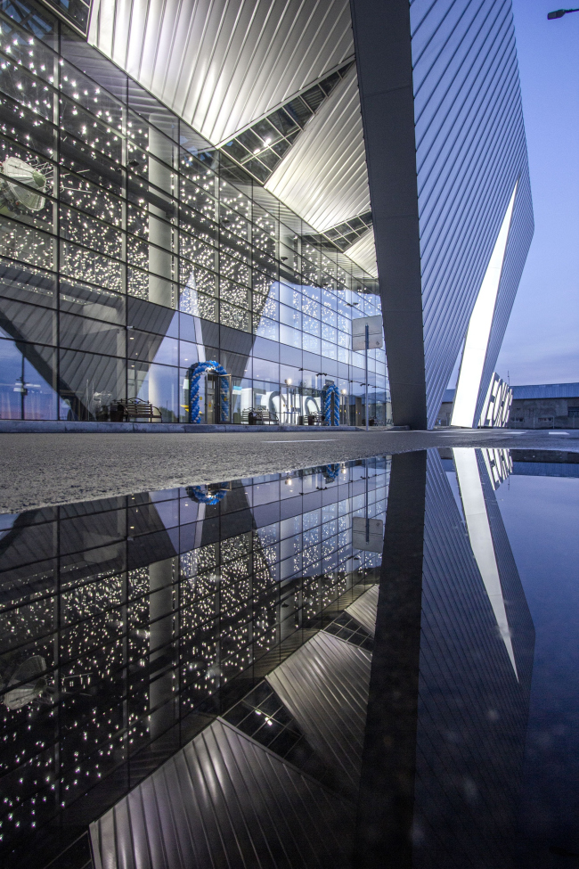 The passenger terminal at the Kemerovo Airport