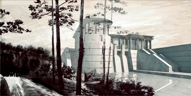 The Hydroelectric Power Station house. The project for the international Dom-Avtonom competition was performed within Jophan′s Children creative group. Graphics: Boris Kondakov The Hydroelectric Power Station house. The project for the international Dom-Avtonom competition was performed within Jophan′s Children creative group. Graphics: Boris Kondakov