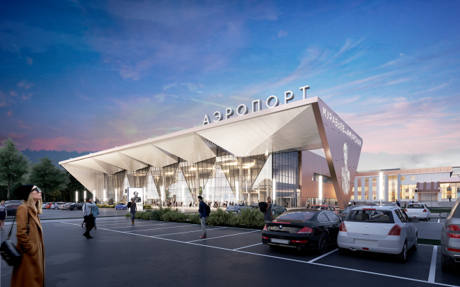 The project of the new terminal of the Muraviev-Amursky airport in Blagoveshchensk