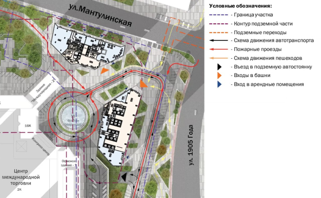 Проект третьей очереди ЦМТ на Краснопресненской набережной