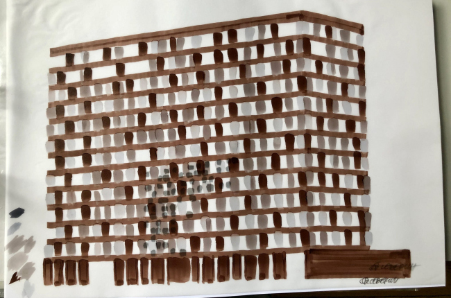 Комплекс с апартаментами в составе «Город на реке Тушино-2018». Эскиз Александра Балабина
