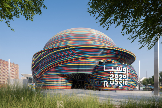 The Russian pavilion at the World EXPO in Dubai