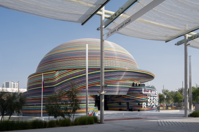 The Russian pavilion at the World EXPO in Dubai