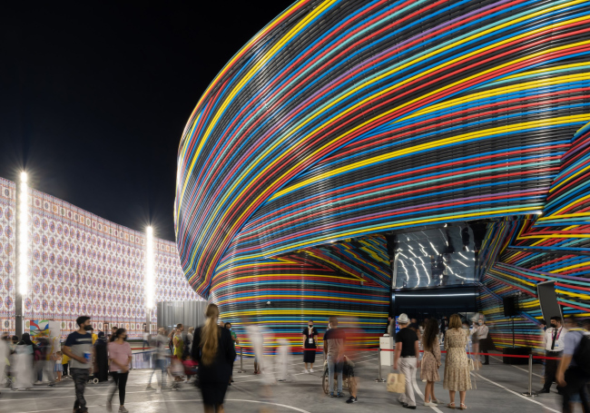 The Russian pavilion at the World EXPO in Dubai