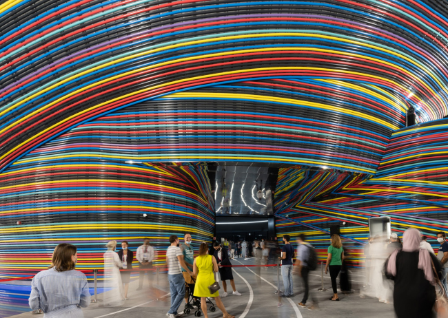 The Russian pavilion at the World EXPO in Dubai