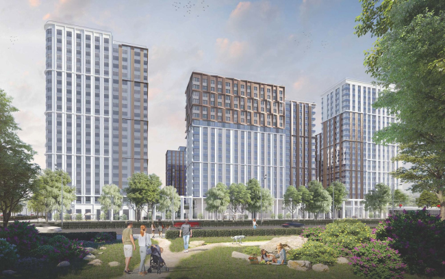 "Ostrov� (�Island") housing complex. Block #5