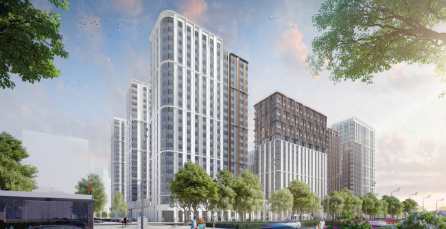 "Ostrov� (�Island") housing complex. Block #5