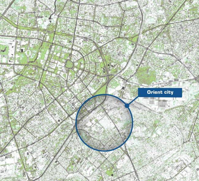 Orient City. Схема озеленения города