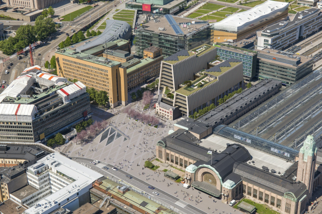 Реконструкция площади Элиэля и Привокзальной площади Хельсинки