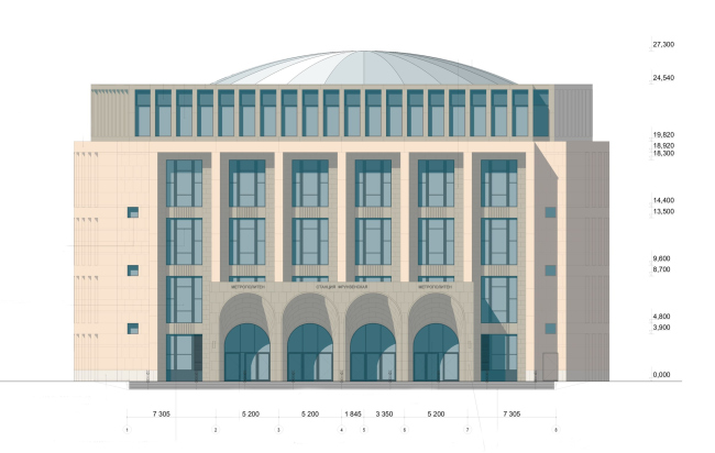 Реконструкция вестибюля станции метрополитена «Фрунзенская» с созданием Единого диспетчерского центра январь 2022