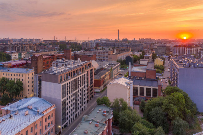 The housing project on the Krasnogo Kursanta Street. Anatoliy Stolyarchuk architectural studio