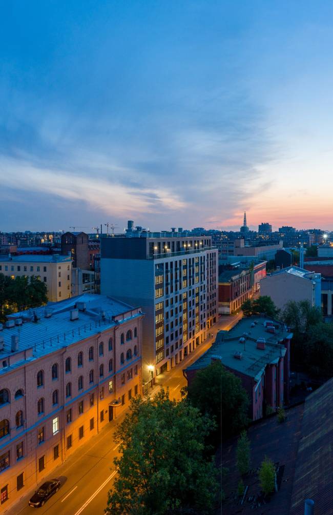 The housing project on the Krasnogo Kursanta Street. Anatoliy Stolyarchuk architectural studio