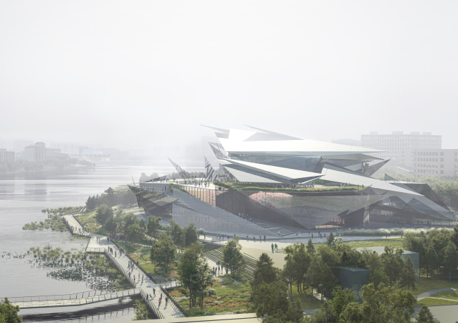 Kamal Theater in Kazan. The competition project, 2022