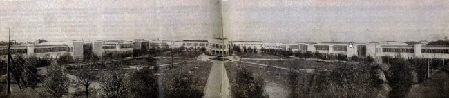 Общий вид ПВСВ со стороны внутреннего двора // «Наше строительство», 1936, №16