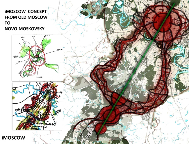 The ratio of the “old” and “new” Moscow. The concept of the “Big Moscow” competition, 2012