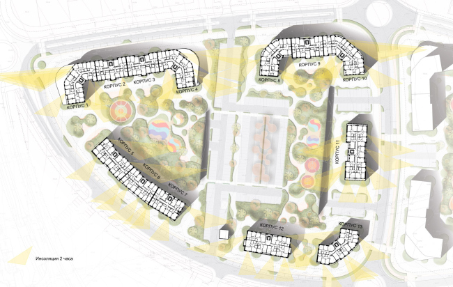 Проект застройки кварталов в Доброграде
