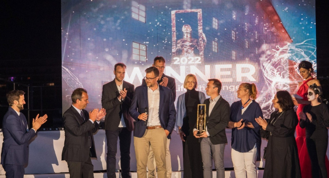 ������ ���� (�� ���� � ������ �����), CEO Baumit Group � ��������� ��������, ����������� �������� ���������� � Cukrarna Gallery �� ��������