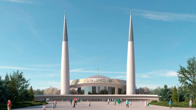 Эскизный проект Соборной мечети в Казани
