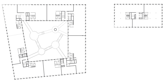 План типового этажа. Штаб-квартира EDGE для энергетической компании Vattenfall