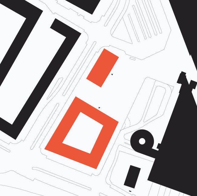 Location plan. The EDGE HQ for the energy company Vattenfall