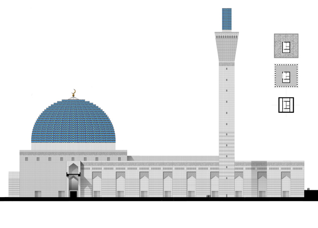 Соборная мечеть в Казани. Конкурсный проект / 2022